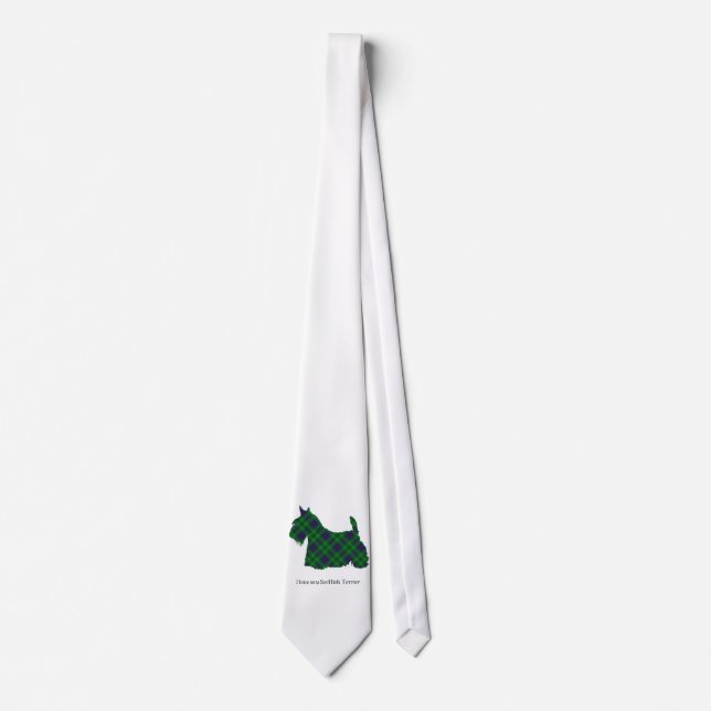 Scottish Terrier Duncan Tartan Tie (Front)