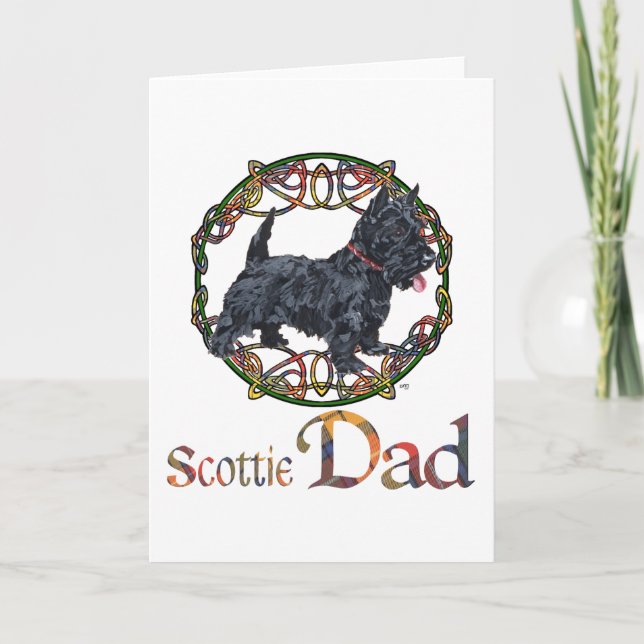 Scottish Terrier Father's Day Card (Front)