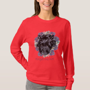Scottish Terrier Forget-Me-Not T-Shirt