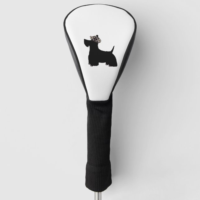Scottish Terrier Golf Head Cover (Front)