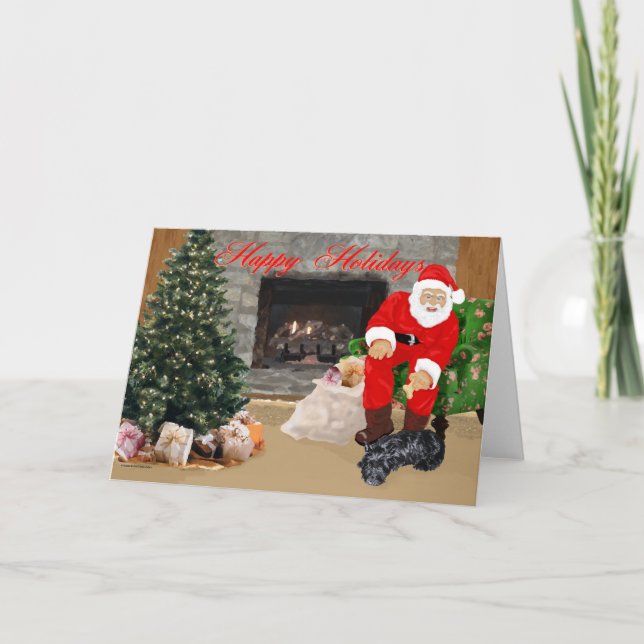 Scottish Terrier Greeting Card (Front)