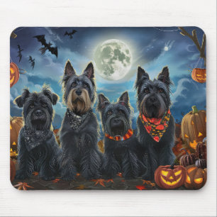 Scottish Terrier Halloween Spooky Mouse Pad