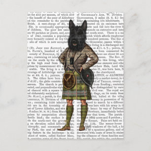 Scottish Terrier in Kilt Postcard