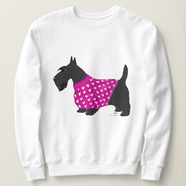 Scottish Terrier in Warm Sweater (Design Front)