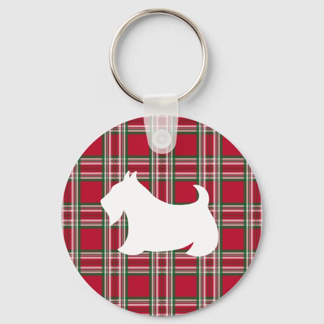 Scottish Terrier Keychain (Front)