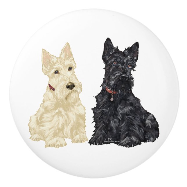 Scottish Terrier Knobs (Front)