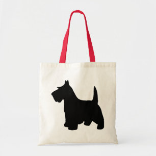 Scottish Terrier Little Black Scottie Dog Tote Bag