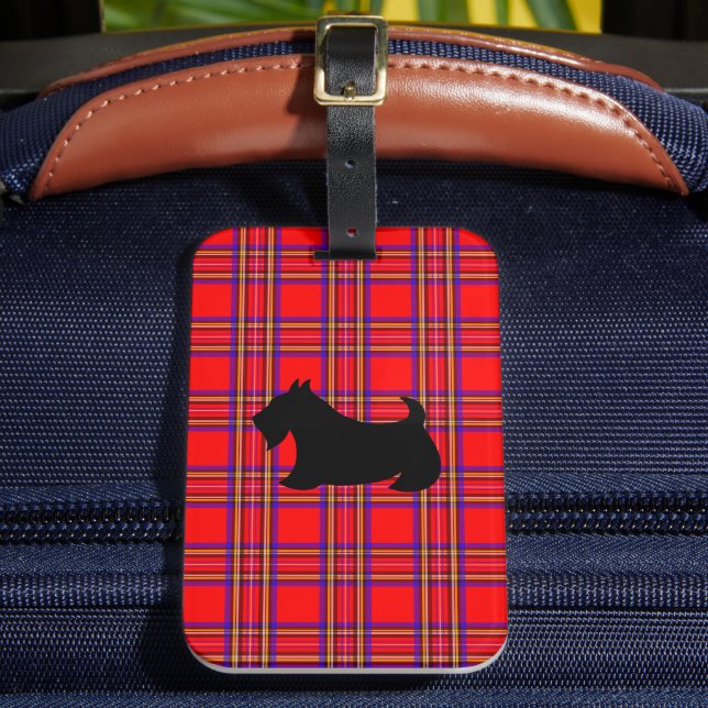 Scottish Terrier Luggage Tag (Front Insitu 2)