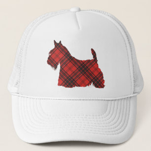 Scottish Terrier Maxwell Tartan Trucker Hat
