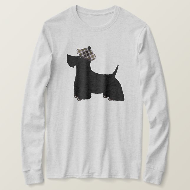 Scottish Terrier Men's Long Sleeve T-Shirt (Design Front)