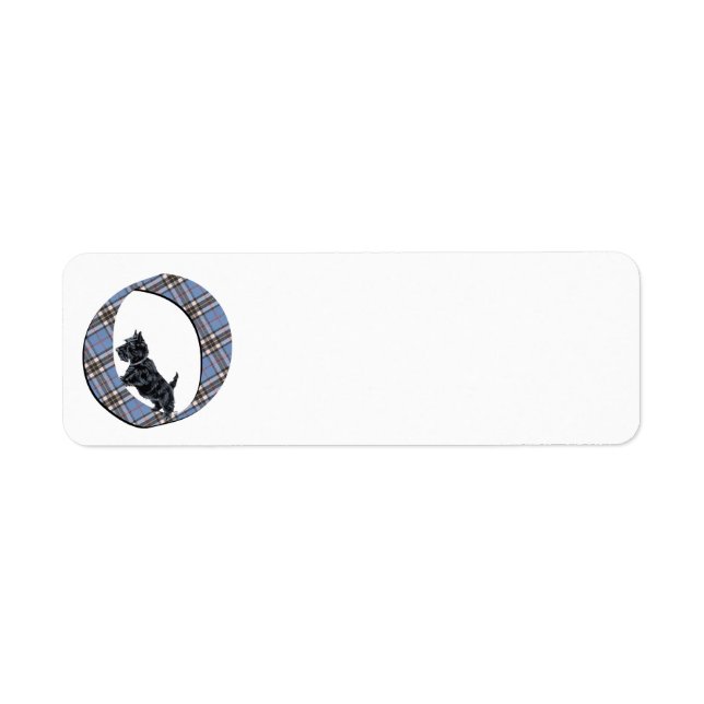 Scottish Terrier Monogram O (Front)