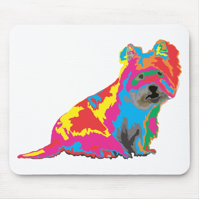scottish terrier mouse pad (Front)