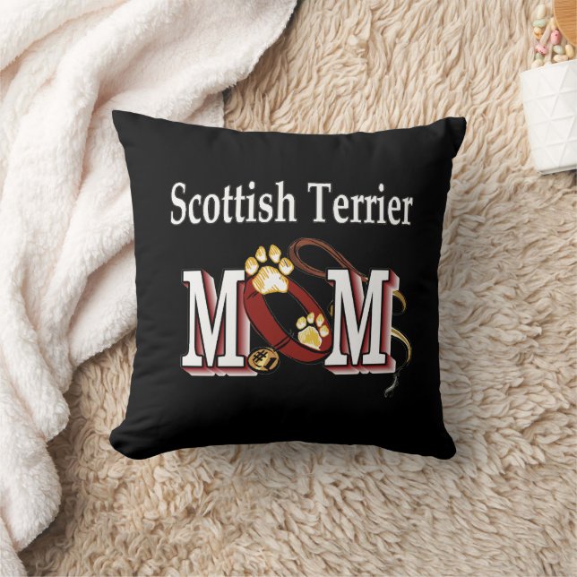 Scottish Terrier Mum Cushion (Blanket)