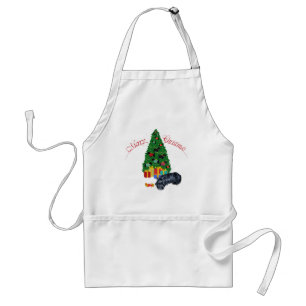 Scottish Terrier Nap Christmas Standard Apron