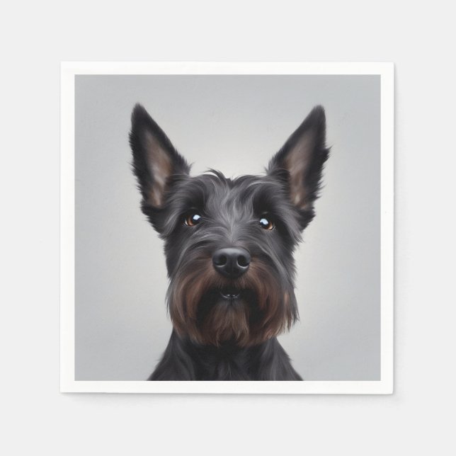 Scottish Terrier Napkin (Front)