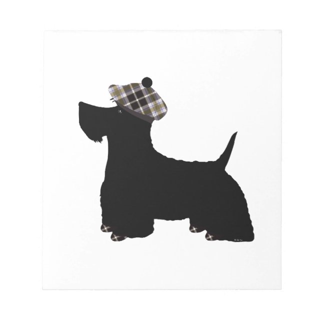 Scottish Terrier Notepad (Front)