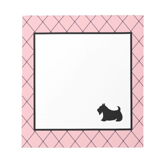 Scottish Terrier Notepad (Front)