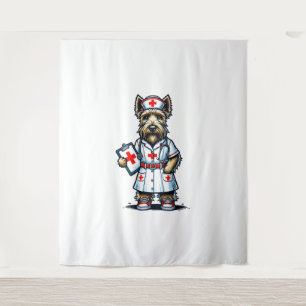 Scottish Terrier Nurse Tapestry