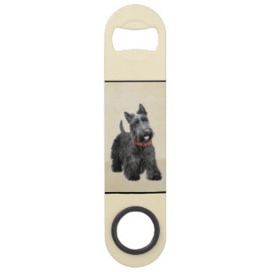 Scottish Terrier Painting - Cute Original Dog Art