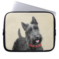 Scottish Terrier Painting - Cute Original Dog Art