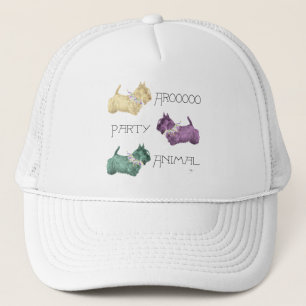 Scottish Terrier Party Animal Trucker Hat