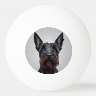 Scottish Terrier Ping Pong Ball