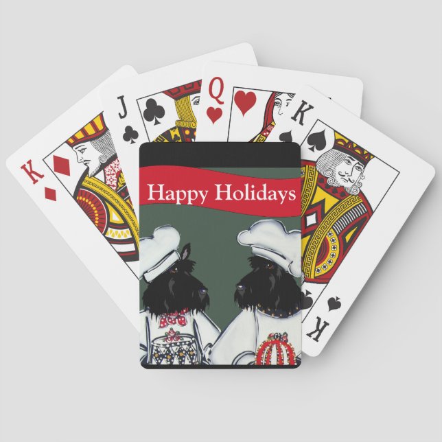 Scottish Terrier  Playing Cards (Back)