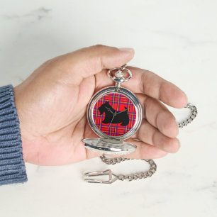 Scottish Terrier Pocket Watch