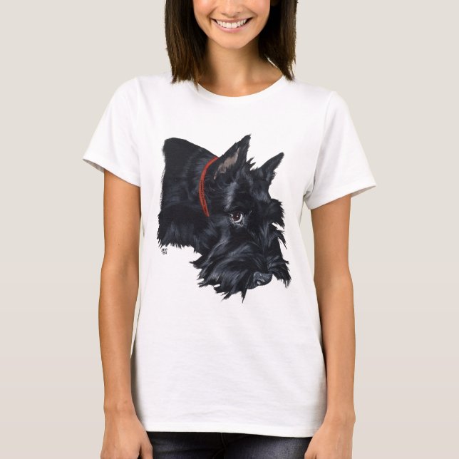 Scottish Terrier Resting T-Shirt (Front)