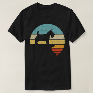  Scottish Terrier Retro Vintage Scottie Dog Puppy  T-Shirt