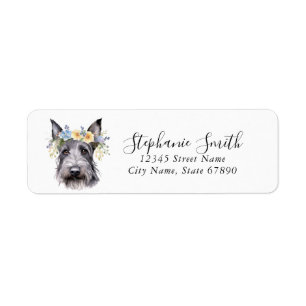 Scottish Terrier Return Address Labels