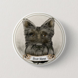 Scottish Terrier Rondo 6 Cm Round Badge