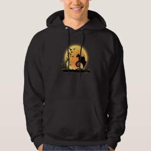 Scottish Terrier Scary And Moon Dog Halloween Cos Hoodie