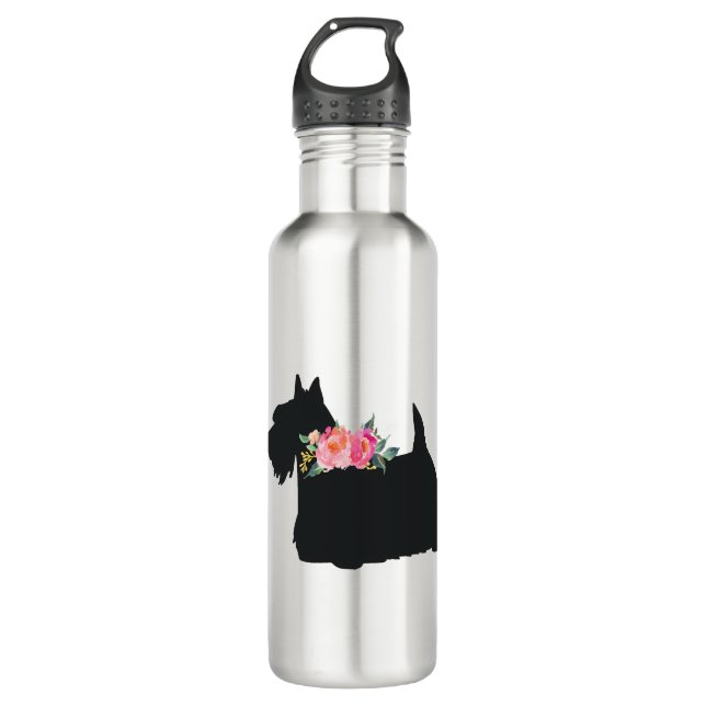 Scottish Terrier Scottie Dog 710 Ml Water Bottle (Front)