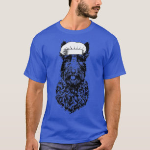 Scottish Terrier Scottie Dog Cook Chef Funny Cooki T-Shirt