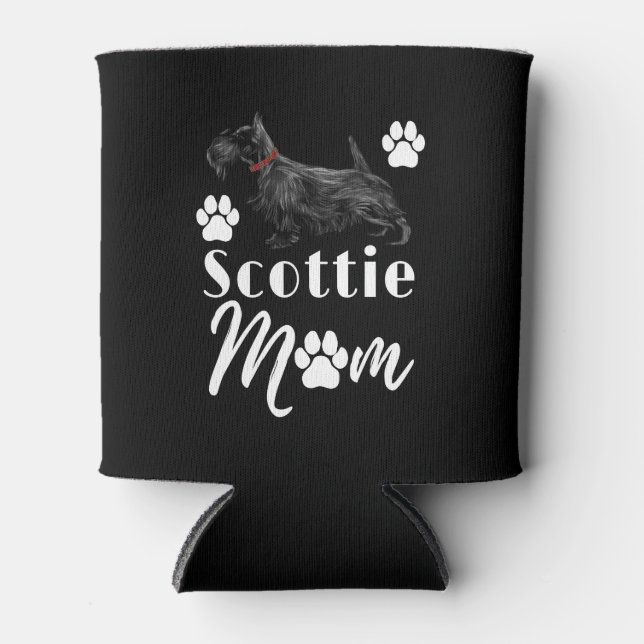 Scottish Terrier Scottie Dog Mum Can Cooler (Front)
