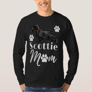 Scottish Terrier Scottie Dog Mum T-Shirt