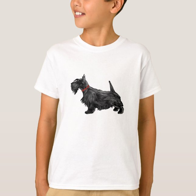 Scottish Terrier Scottie Dog T-Shirt (Front)