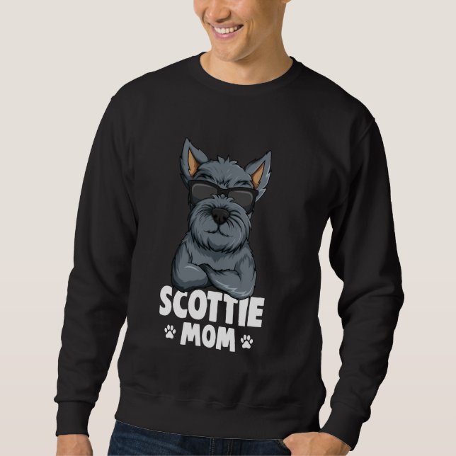 Scottish Terrier Scottie Mum Dog Sweatshirt (Front)