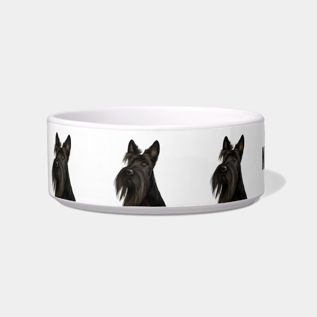 Scottish Terrier (Scotty Dog)  Bowl (Left)