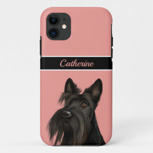 Scottish Terrier (Scotty Dog) - Pink  Case-Mate iPhone Case