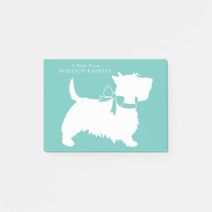 Scottish Terrier Scotty Dog Puppy Scottie Post-it Notes
