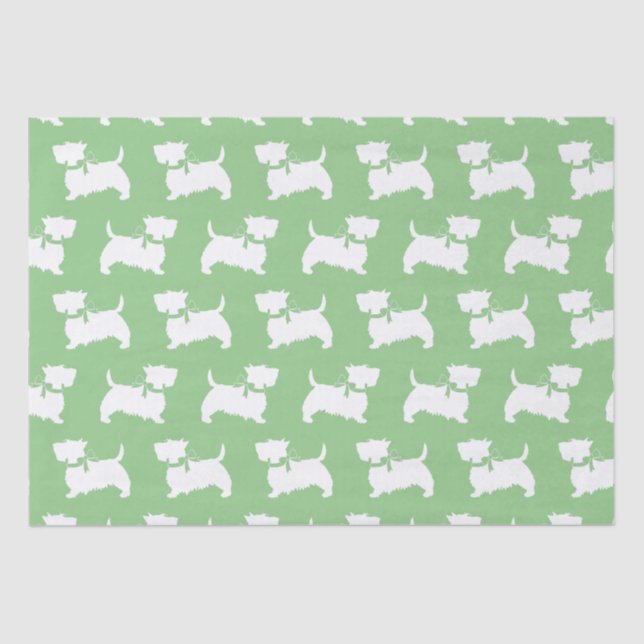 Scottish Terrier Scotty Dog Puppy Scottie Tissue P Tissue Paper (Front)