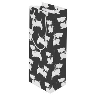 Scottish Terrier Scotty Dog Puppy Scottie Wine Gif Wine Gift Bag