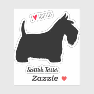 Scottish Terrier Silhouette Scottie Dog