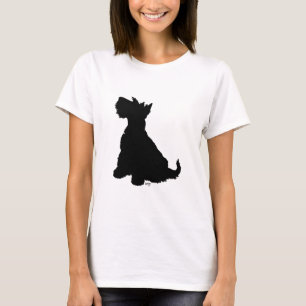 Scottish Terrier Silhouette T-Shirt