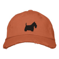 Scottish Terrier Silhouette with Text