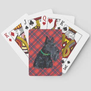 Scottish Terrier St Patricks Day Playing Cards