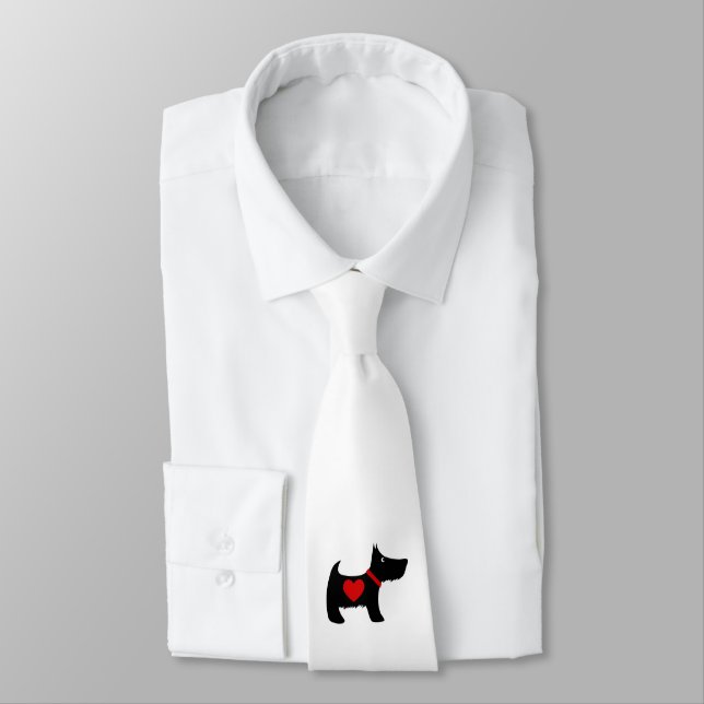 Scottish Terrier Tie (Tied)