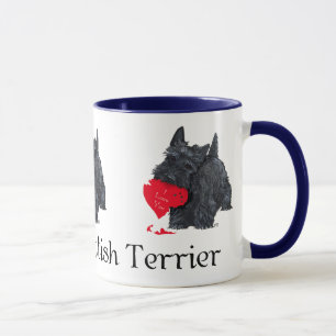 Scottish Terrier Valentine Mug